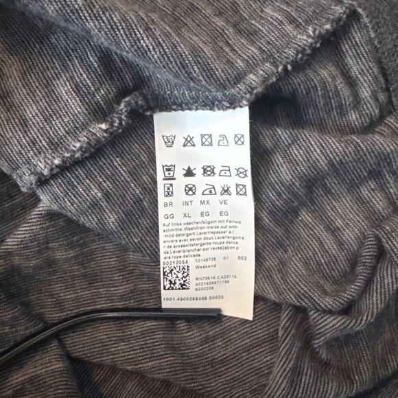 Hugo Boss Orange Mens XL Gray Button-Up Cardigan Sweater Long Sleeve - Picture 4 of 6